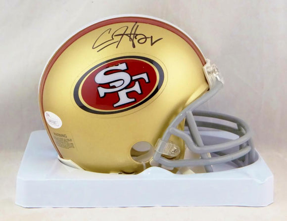 Carlos Hyde Autographed San Francisco 49ers Mini Helmet- JSA W Authenticated