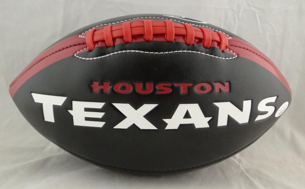 Deandre Hopkins Autographed Houston Texans Black Logo Football - JSA W –  The Jersey Source