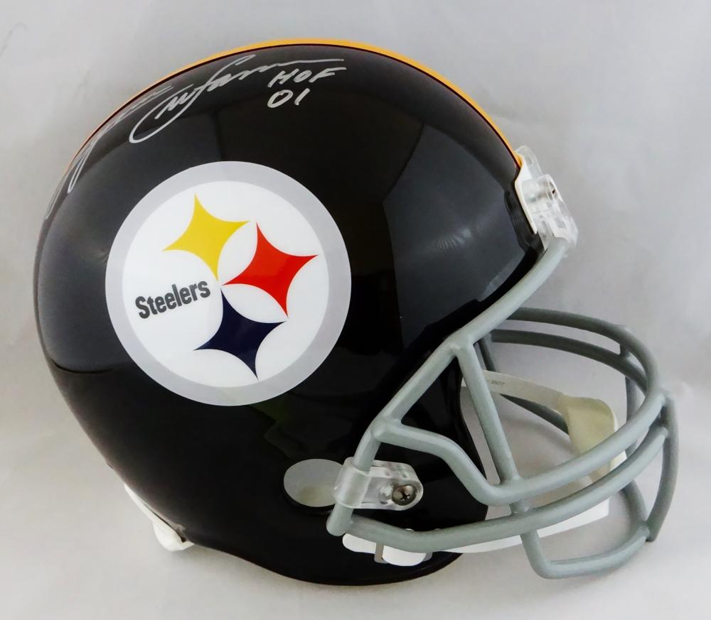 Lynn Swann Autographed F/S Pittsburgh Steelers 63-76 TB Helmet w/ HOF- –  The Jersey Source