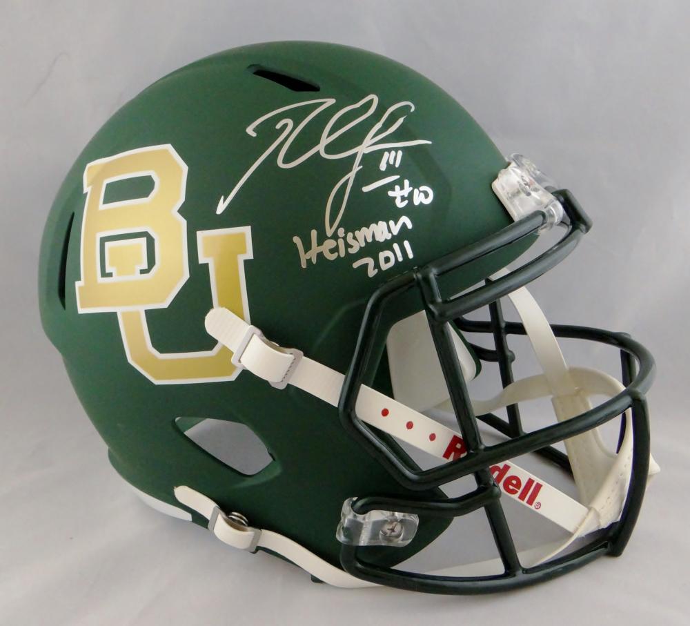 Robert Griffin III Signed Baylor College White Football Jersey (JSA)