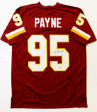 Daron Payne Autographed Maroon Pro Style Jersey- Beckett Authenticated