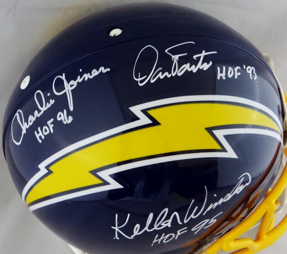 Dan Fouts Autographed San Diego Chargers Full Size Helmet –