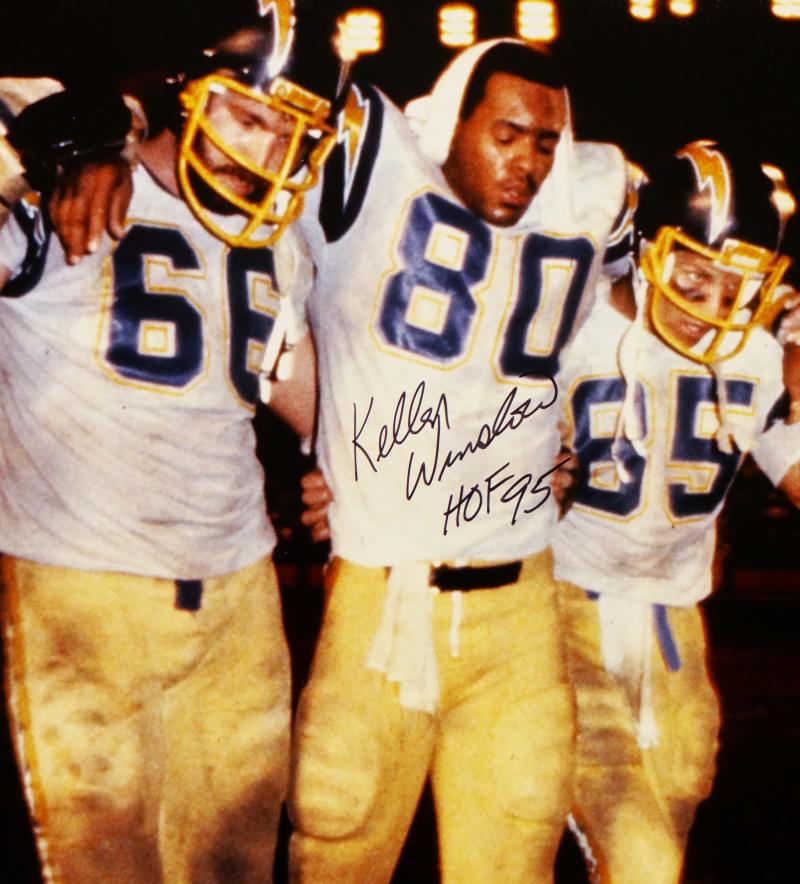 Autographed KELLEN WINSLOW HOF 95 16X20 San Diego Chargers Photo