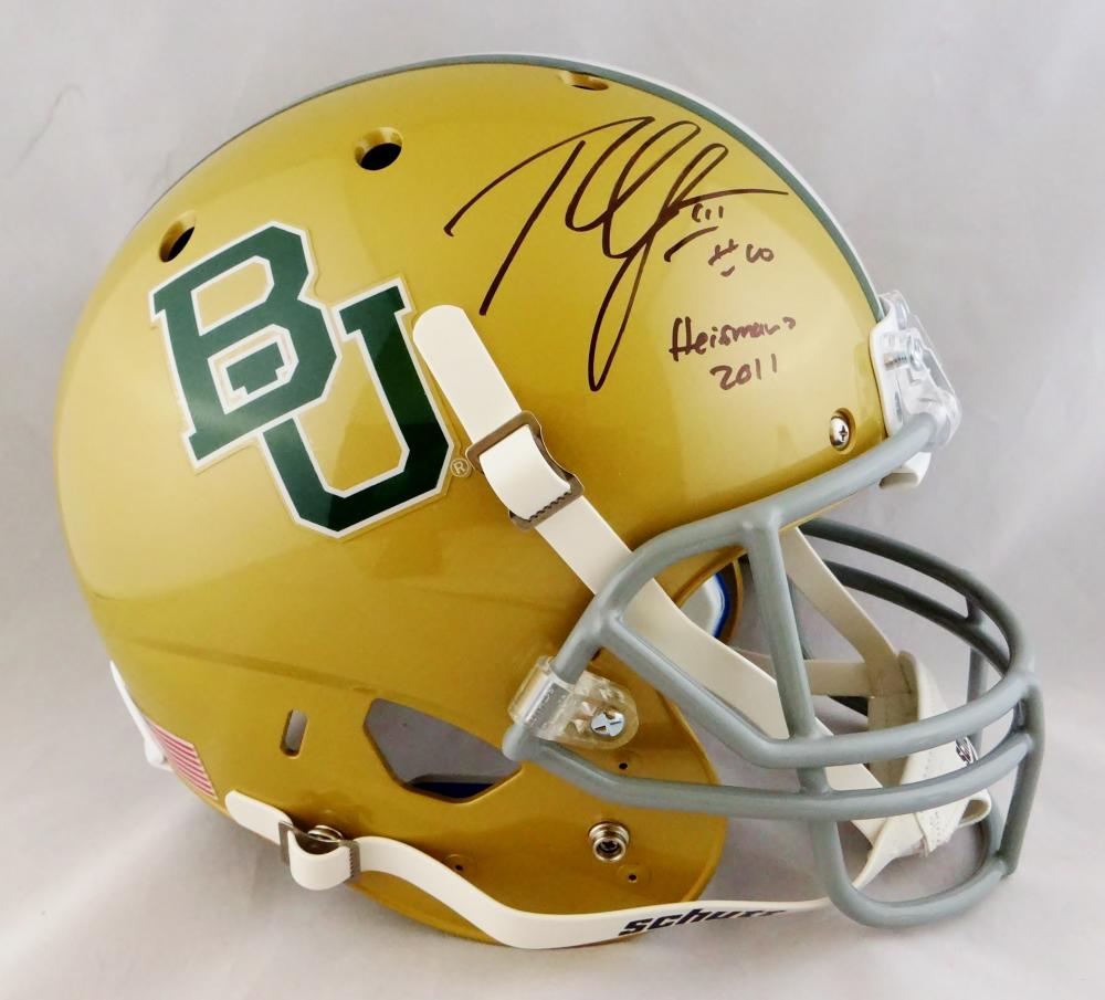 Robert Griffin III Signed Baylor College White Football Jersey (JSA)