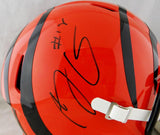 AJ Green Autographed Cincinnati Bengals Full Size Speed Helmet- JSA W Auth *Black