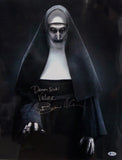 Bonnie Aarons Autographed 16x20 The Nun Photo with Demon Nun- Beckett W Auth *Silver