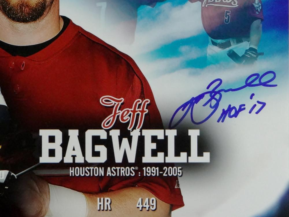 Autographed Houston Astros Craig Biggio and Jeff Bagwell Fanatics Authentic  Baseball with Killer B's Inscription