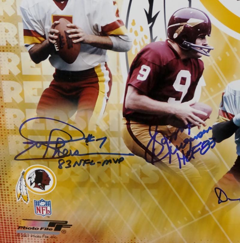 Redskins Quarterback Legends Autographed 16x20 PF Photo- JSA W Auth *I –  The Jersey Source