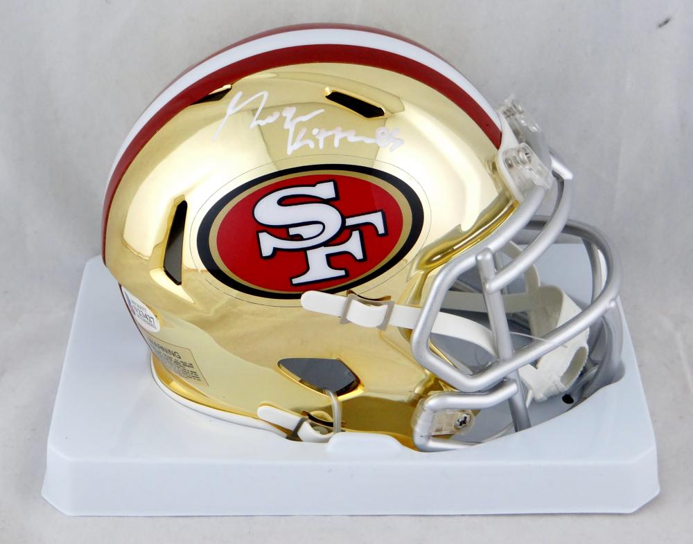 Riddell San Francisco 49ers Chrome Alternate Mini Helmet New in Box