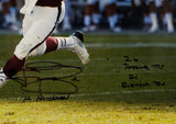 Johnny Manziel Autographed Texas A&M 16x20 PF Photo Looking to Pass 5 Insc-Beckett W Auth *Black