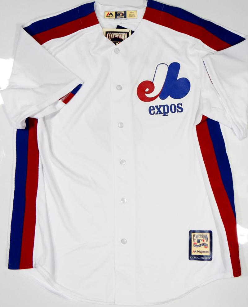 Gary Carter Autographed Montreal Expos White Majestic Jersey- JSA