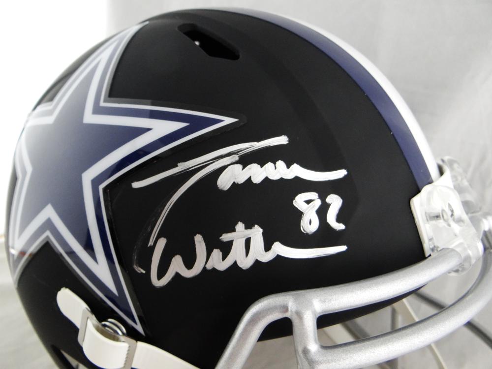 Jason Witten Autographed Helmet Flat Black Full Size BAS