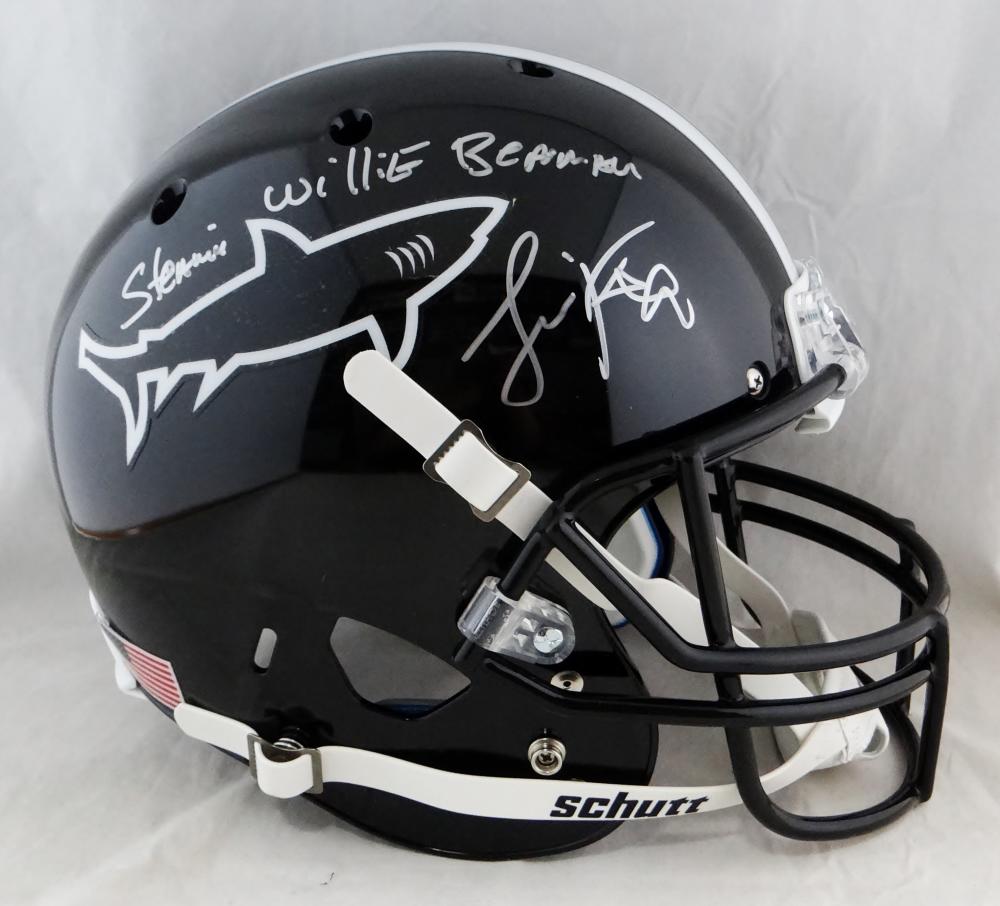 Jamie Foxx Autographed Miami Sharks Any Given Sunday Mini Football Helmet -  JSA COA