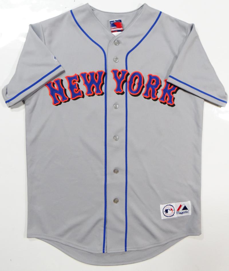 Dwight 'Doc' Gooden Signed New York Mets Grey Cooperstown Collection  Majestic Replica Baseball Jersey w/85 NL Cy Young