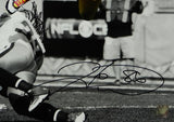 Hines Ward Autographed Steelers 16x20 B&W Spotlight PF Photo- Beckett Auth *Black