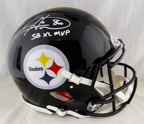 Hines Ward Autographed Steelers F/S Speed Authentic Helmet W/SB MVP - Beckett Auth *White