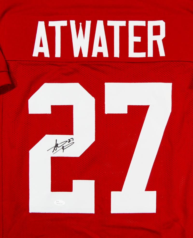 Steve Atwater Autographed Red College Style Jersey - JSA W Auth *2 – The  Jersey Source