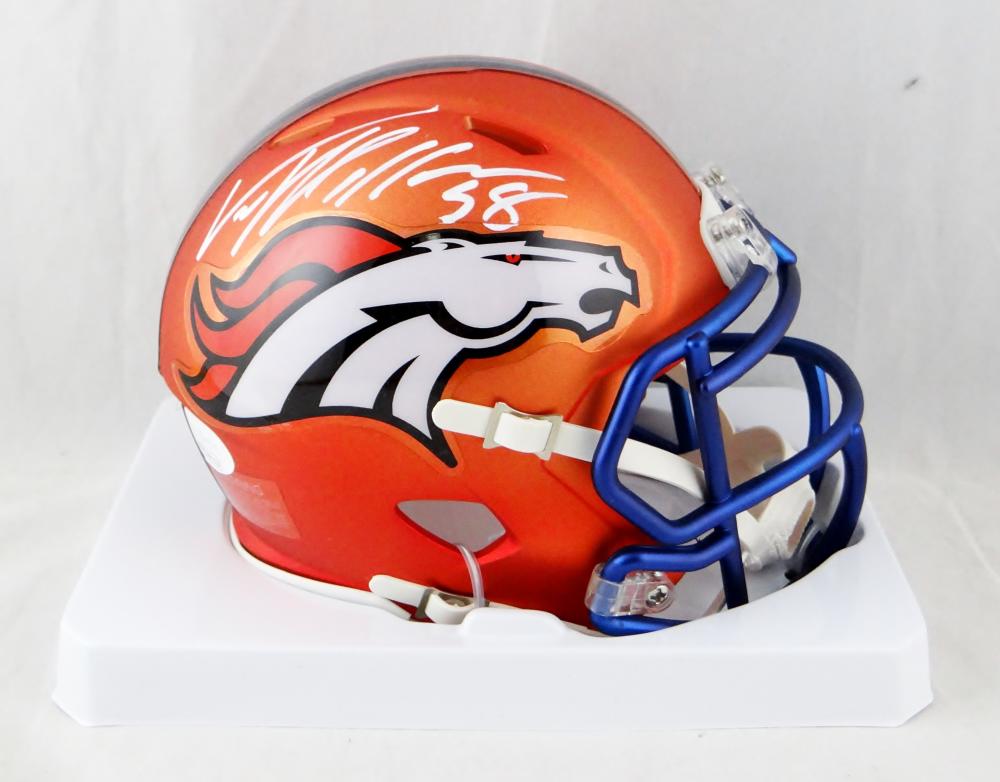 Von Miller Signed Broncos Speed Helmet - The Autograph Source