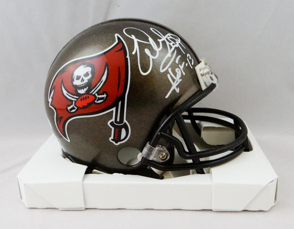 Warren Sapp Autographed Tampa Bay Bucs 97-12 TB Mini Helmet w/HOF- JSA W Auth *White