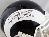 Robert Woods Autographed Los Angeles Rams F/S 2017 Speed Helmet- JSA W Auth *Blk