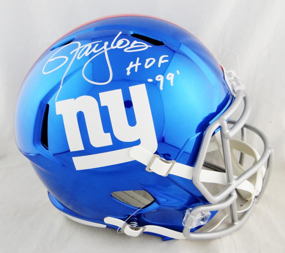 Lawrence Taylor New York Giants Signed NY Giants Lunar Speed Mini