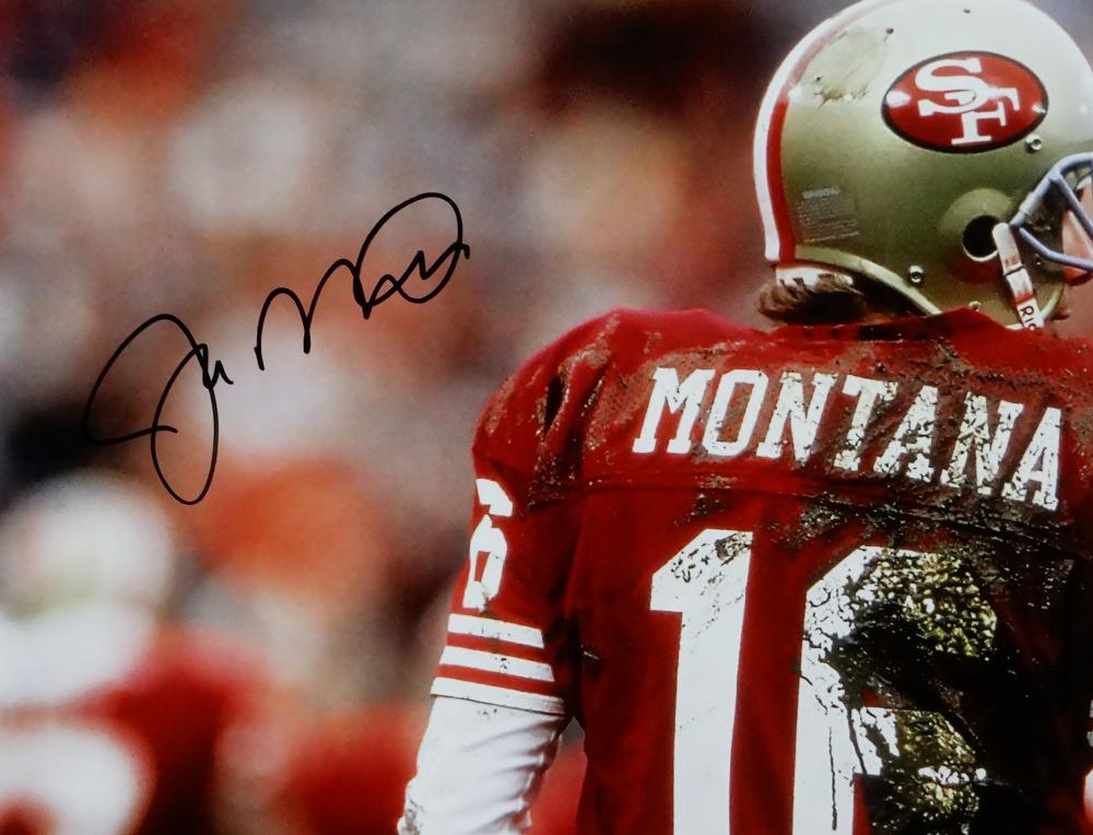 Joe Montana San Francisco 49ers Autographed 16 x 20 Hands Up