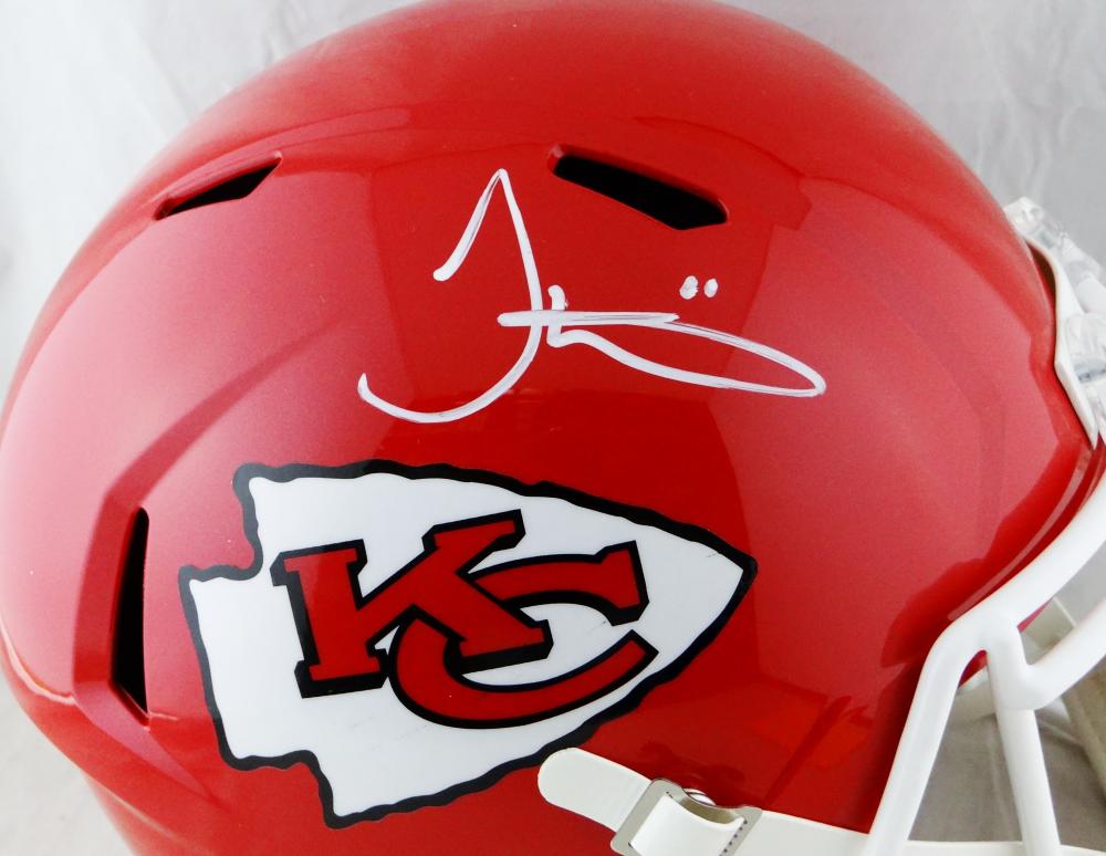 TYREEK HILL SIGNED KANSAS CITY CHIEFS FULL SIZE ECLIPSE HELMET JSA