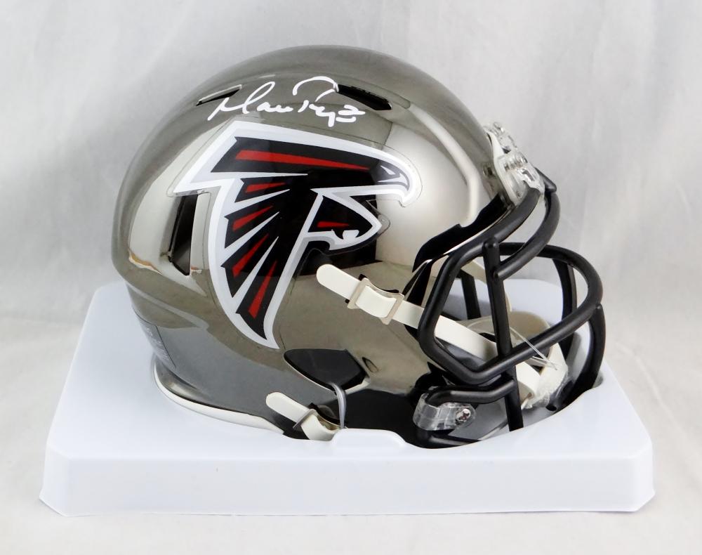 : Matt Ryan Autographed Atlanta Falcons Chrome Mini Football  Helmet - Fanatics : Collectibles & Fine Art