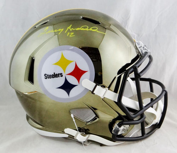 Terry Bradshaw Autographed Pittsburgh Steelers F/S Speed Helmet-Beckett Auth *Yellow