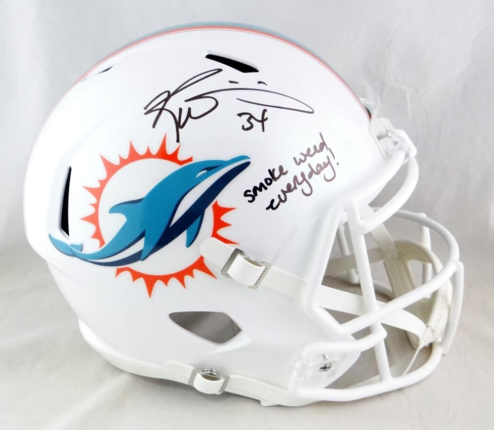 Ricky Williams Signed Miami Dolphins Speed Flash NFL Mini