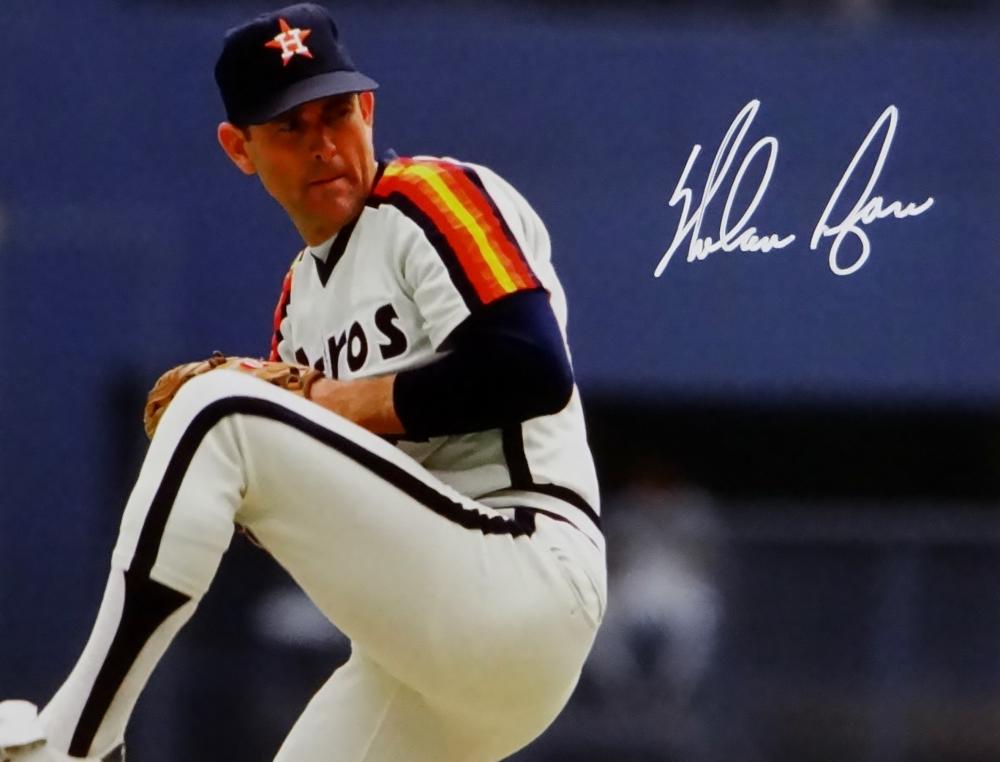 Nolan Ryan Autographed Houston Astros 16x20 Photo