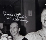 Brooks Robinson Boog Powell Autographed 16x20 B&W Photo w/ WS Champs - Beckett Auth