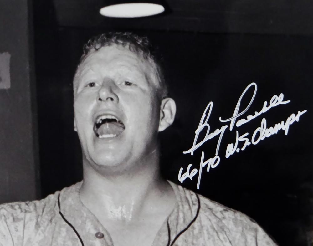 Brooks Robinson Boog Powell Autographed 16x20 B&W Photo w/ WS Champs - –  The Jersey Source