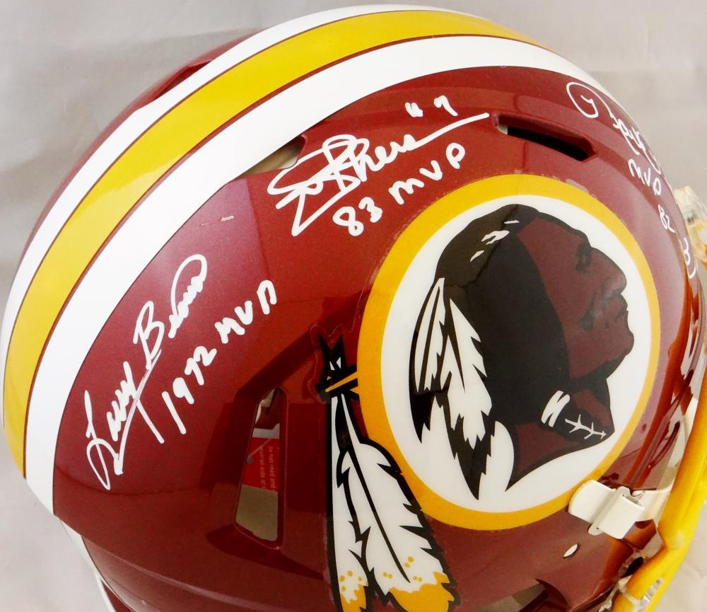 Joe Theismann MVP Autographed Washington Redskins Full-Size Football Helmet  JSA