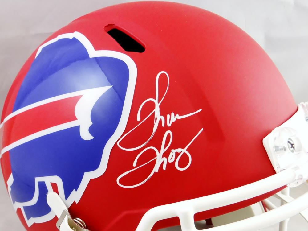 Jim Kelly, Thurman Thomas, Andre Reed Signed Buffalo Bills Helmet