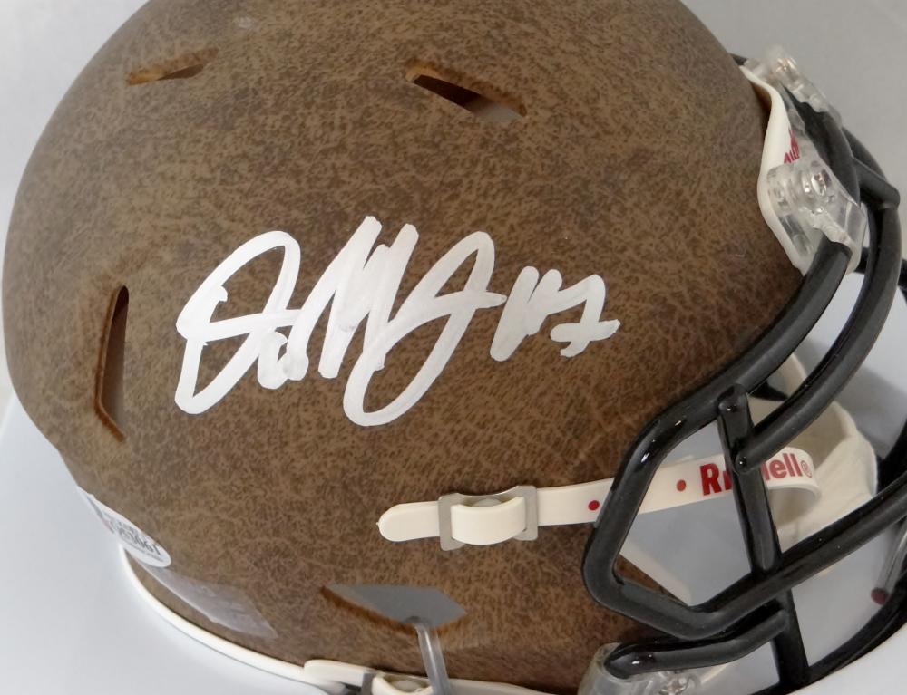 Ronde Barber Signed Tampa Bay Buccaneers 1976-96 Throwback Mini