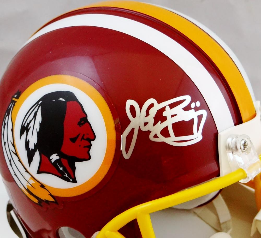 : John Riggins Signed Washington AMP Speed Mini Helmet