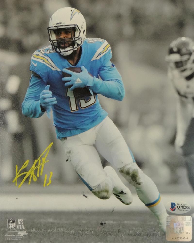 Keenan Allen Autographed Los Angeles Chargers Football NFL Jersey