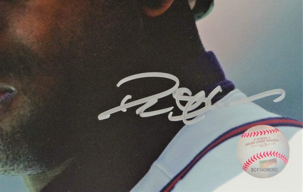 Deion Sanders Autographed/Signed Atlanta Braves 8x10 Photo Beckett