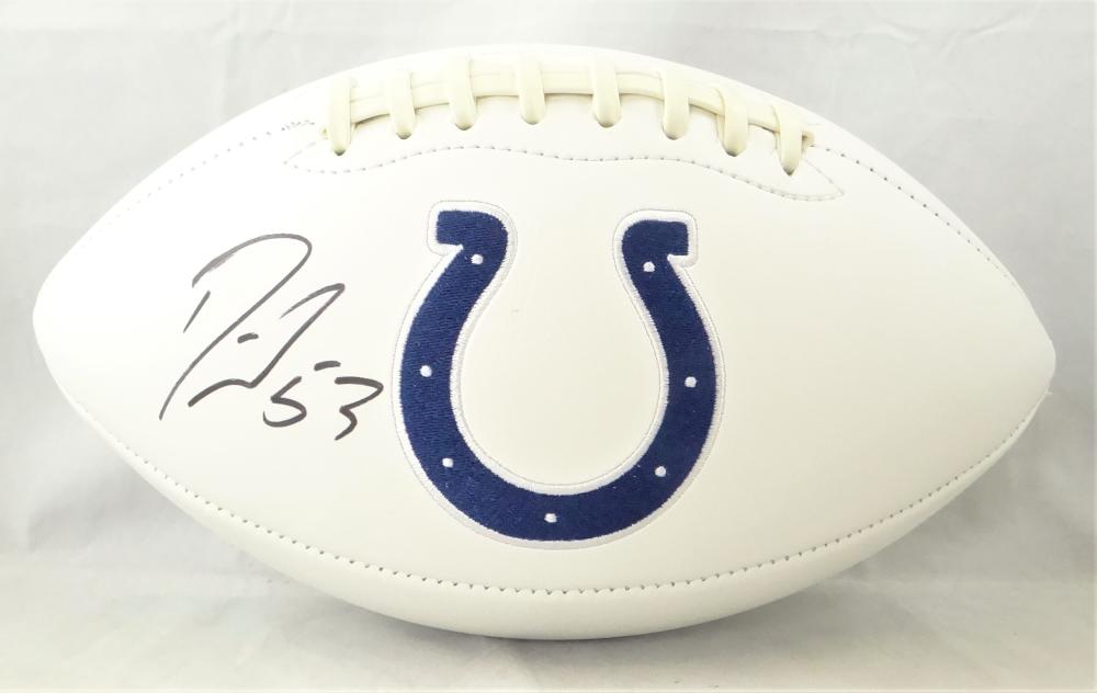 Darius Leonard Autographed Indianapolis Colts Logo Football - JSA W Au –  The Jersey Source