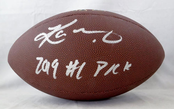 Kyler Murray Autographed NFL Supergrip Football w/ Insc - Beckett Auth *Silver