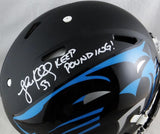 Luke Kuechly Signed Carolina Panthers F/S AMP Speed Authentic Helmet w/ Insc- Beckett Auth *White