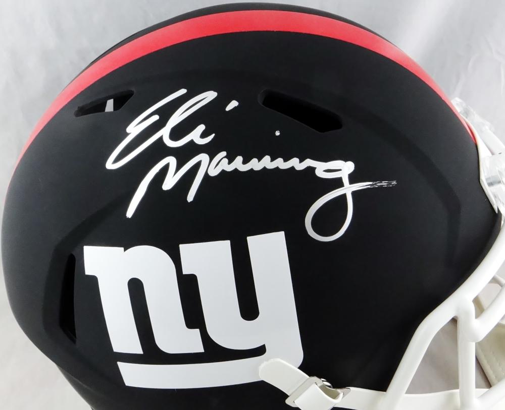 Eli Manning New York Giants Autographed Riddell Lunar Speed Authentic Helmet