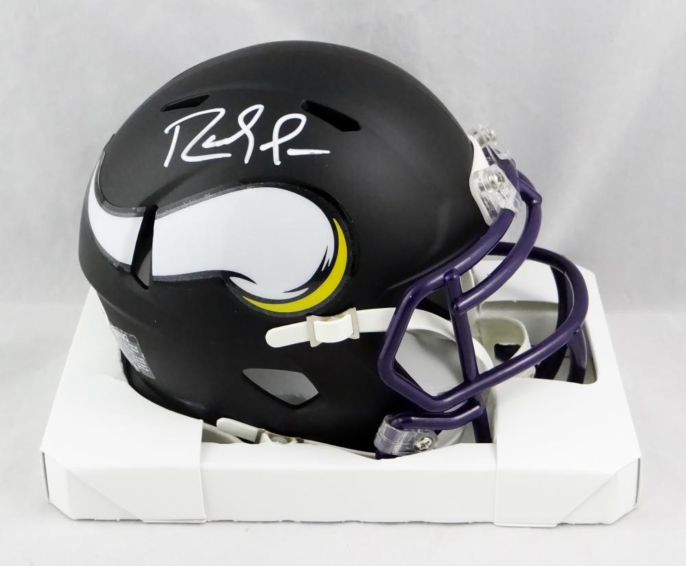 Randy Moss Minnesota Vikings Signed Autographed Football Mini Helmet –