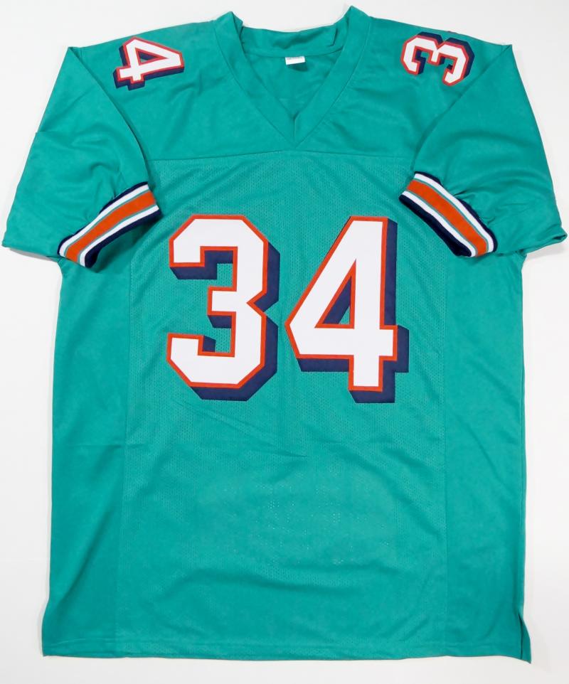 Framed Autographed/Signed Ricky Williams 33x42 Miami Teal Football Jersey  JSA COA at 's Sports Collectibles Store