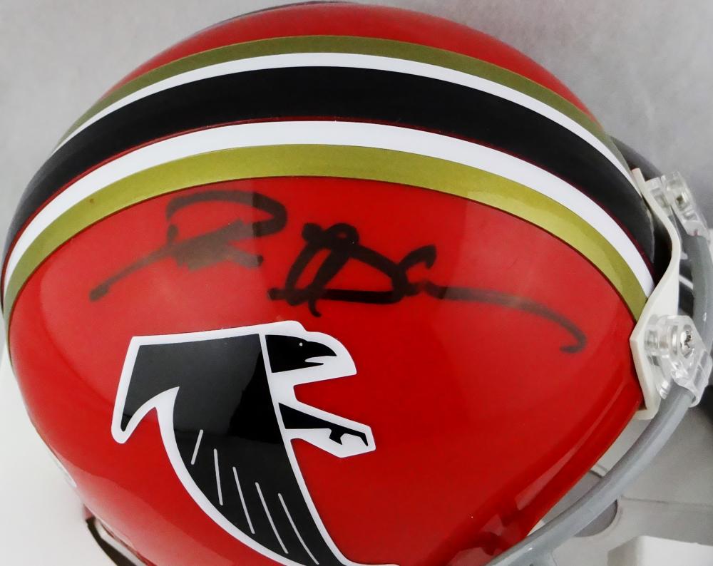 Deion Sanders Signed Ravens Salute to Service Speed Mini Helmet (Beckett)