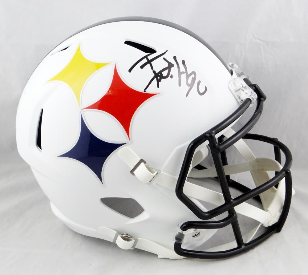 TJ Watt Autographed Pittsburgh Camo Replica Full-Size Football