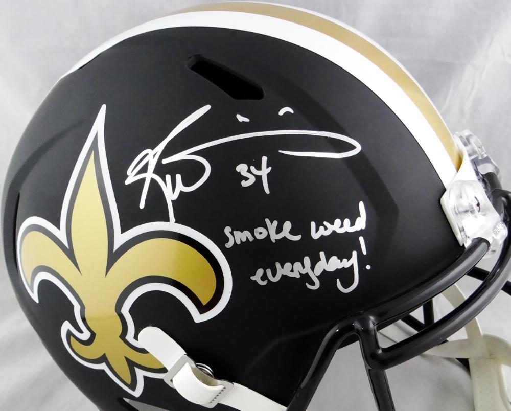 Ricky Williams Autographed New Orleans Saints F/S SpeedFlex Helmet