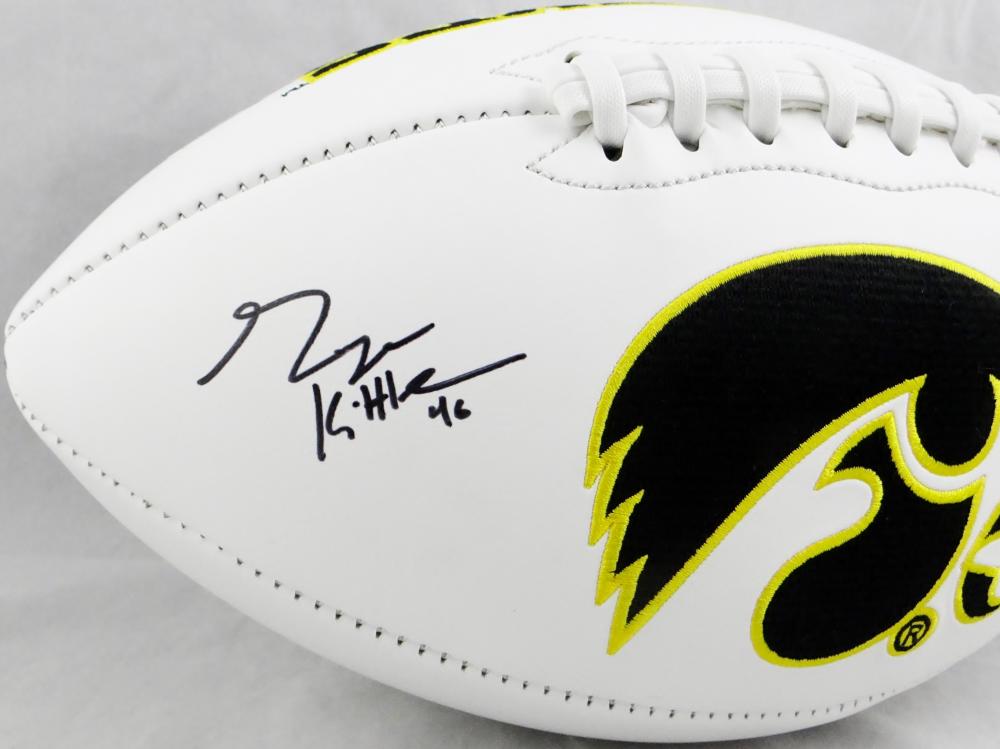 George Kittle Signed Autographed Iowa Hawkeyes Black Jersey