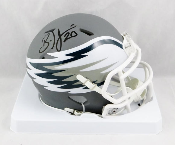Brian Dawkins Autographed Philadelphia Eagles AMP Speed Mini Helmet- JSA W Auth *Black